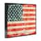 Stupell Industries Rustic American Flag Framed Giclee Art